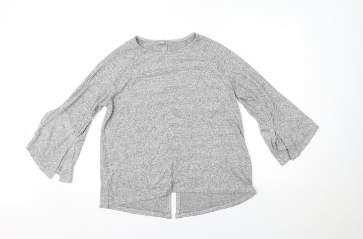 COIN 1804 Womens Grey   Basic Blouse Size L