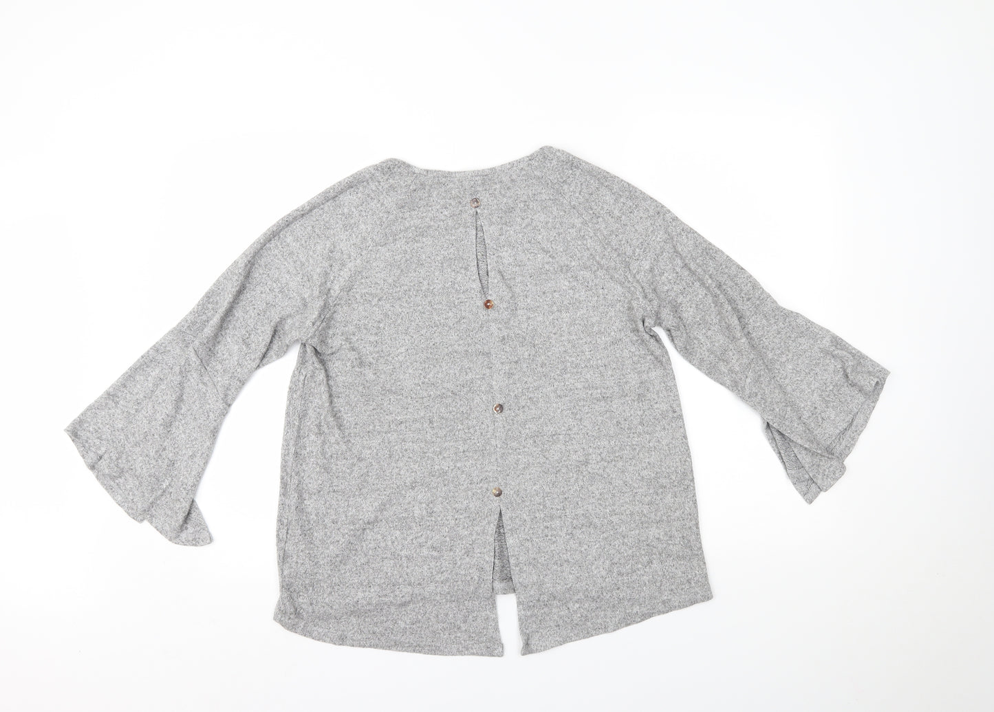 COIN 1804 Womens Grey   Basic Blouse Size L