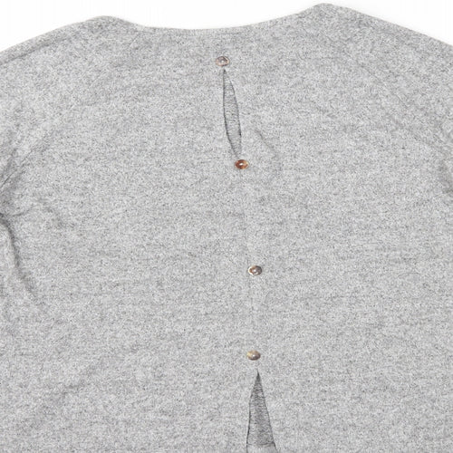 COIN 1804 Womens Grey   Basic Blouse Size L