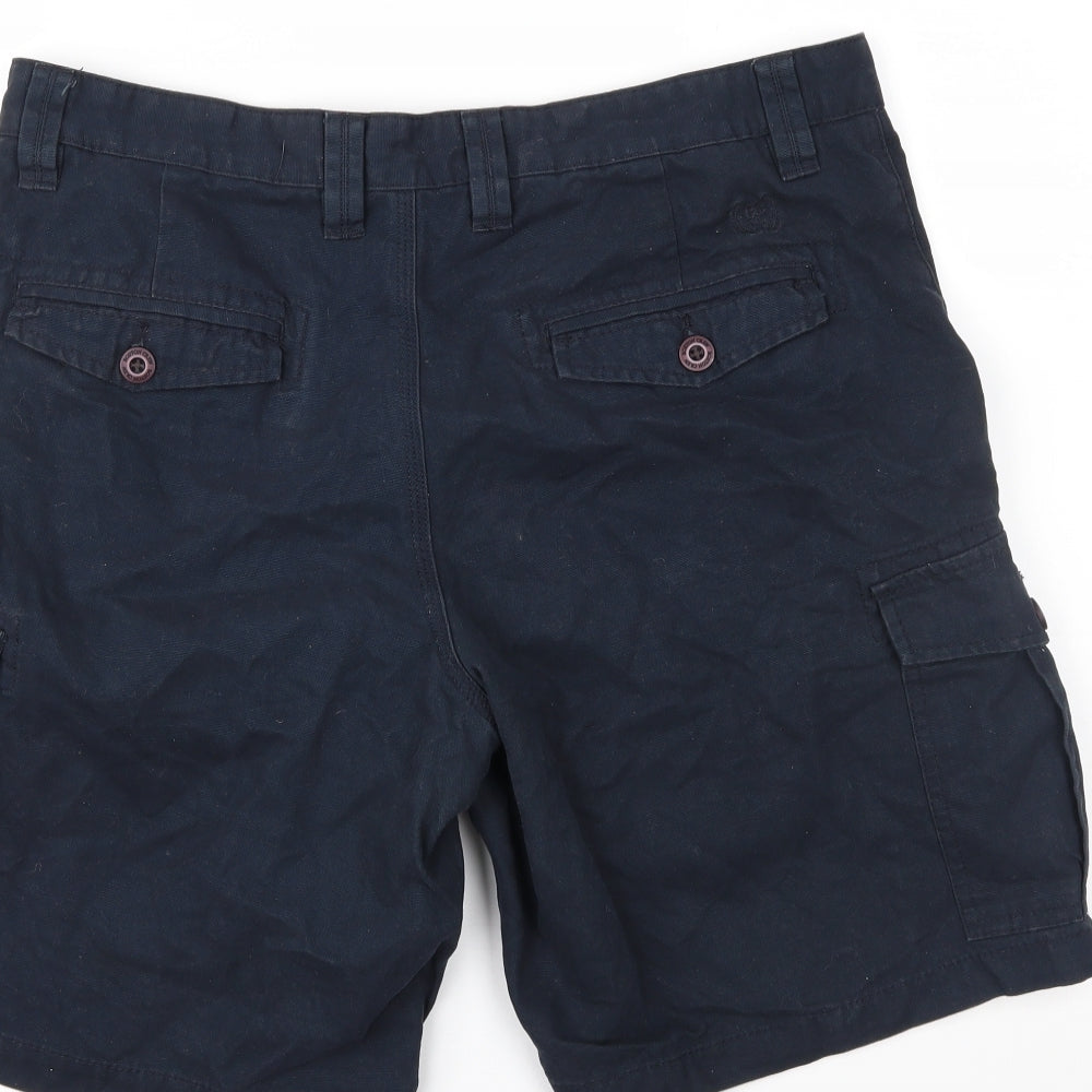Boston Crew Mens Blue   Chino Shorts Size 36