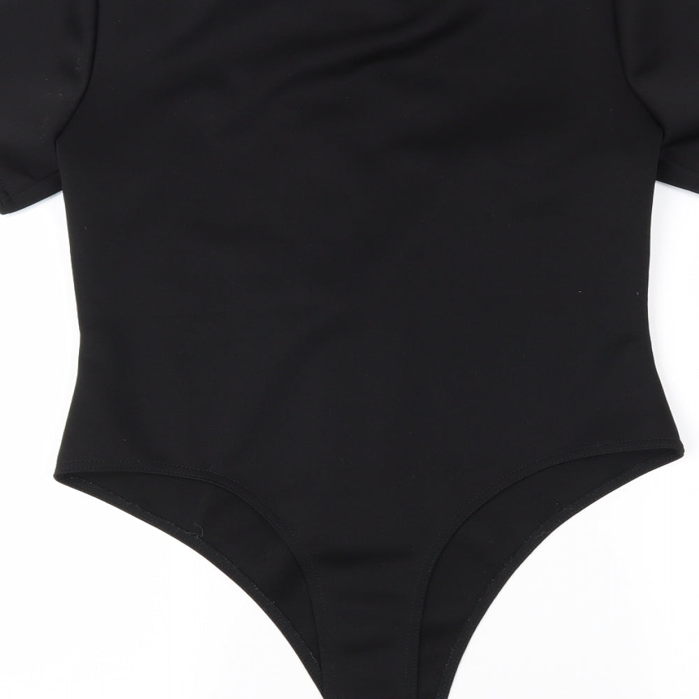 I SAW IT FIRST Womens Black   Bodysuit One-Piece Size 16