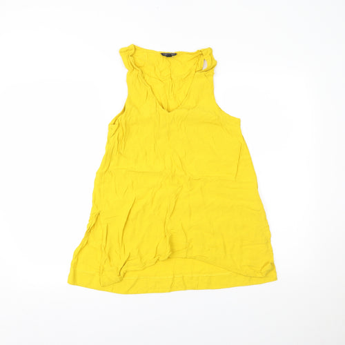 Topshop Womens Yellow   Camisole Tank Size 6