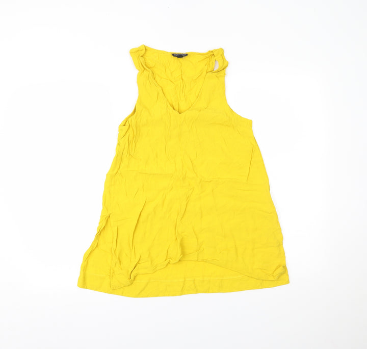 Topshop Womens Yellow Camisole Tank Size 6