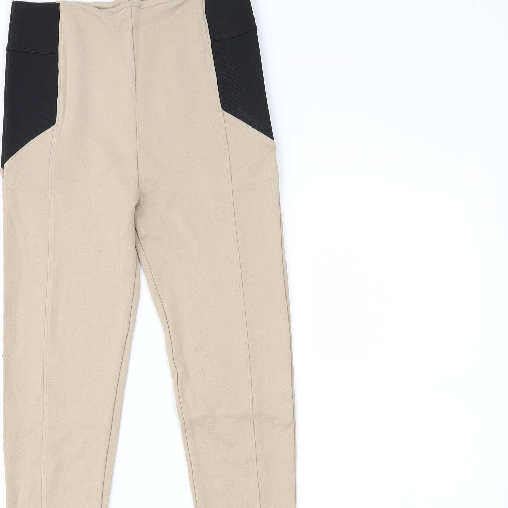 River Island Womens Beige    Leggings Size 8 L27 in