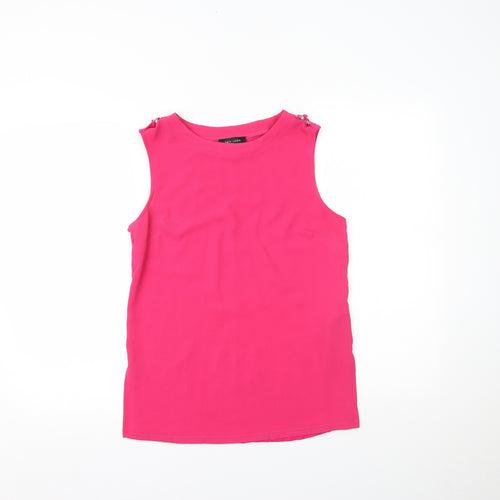 New Look Womens Pink   Basic Tank Size 10