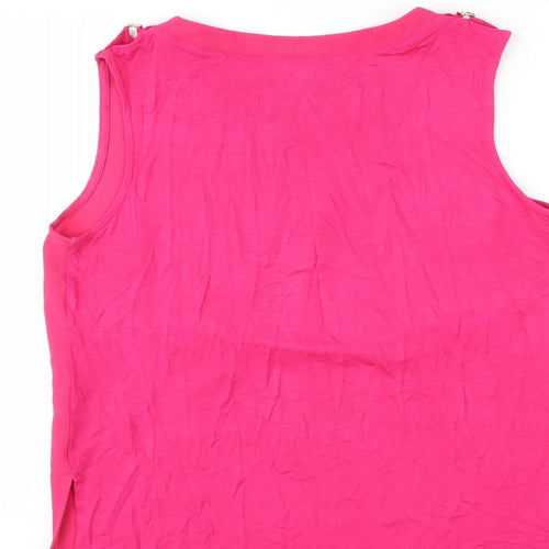 New Look Womens Pink   Basic Tank Size 10