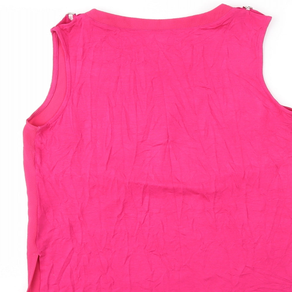 New Look Womens Pink   Basic Tank Size 10