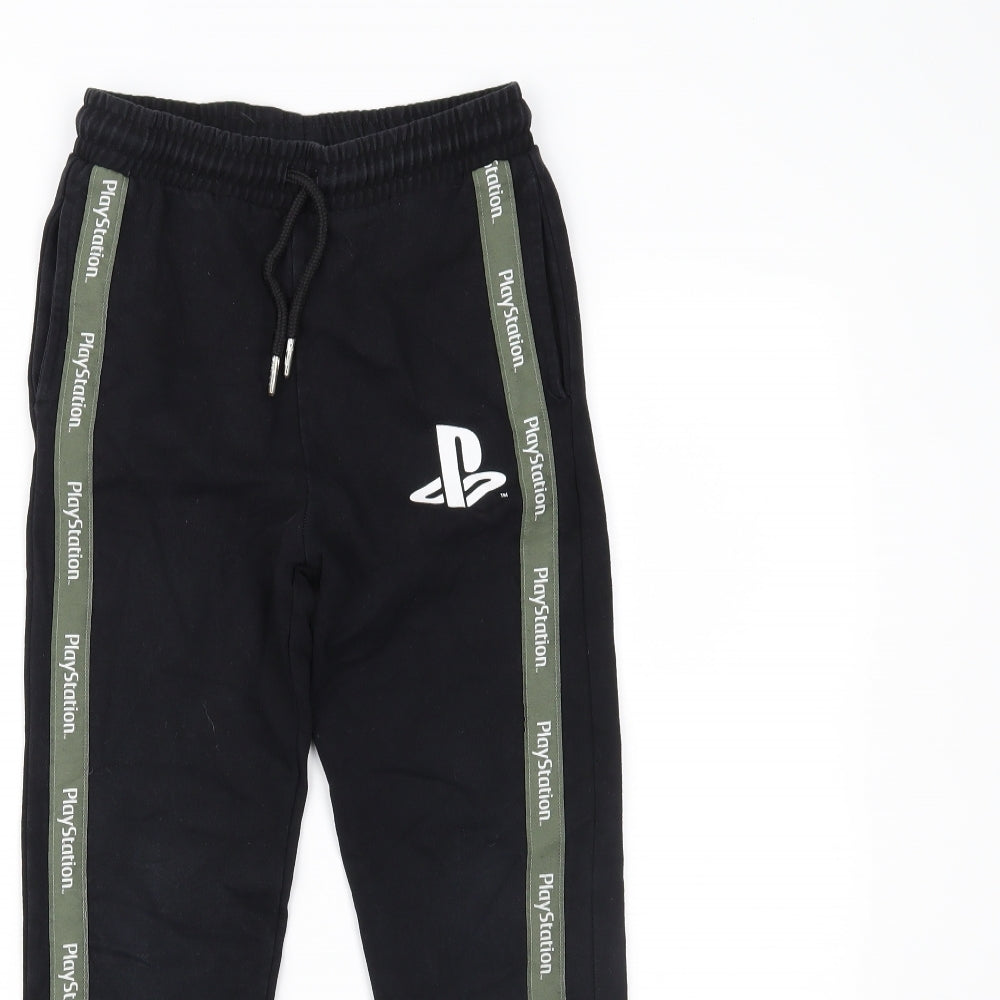 PlayStation Boys Black   Jogger Trousers Size 8-9 Years
