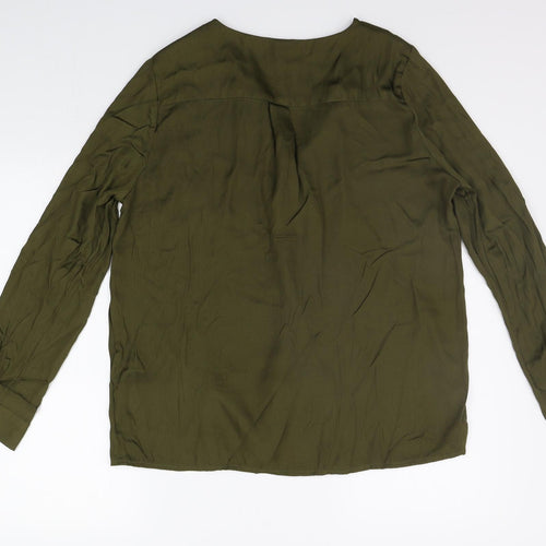 New Look Womens Green   Basic Button-Up Size 16