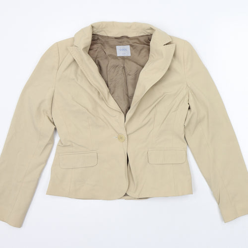 Oasis Womens Beige   Jacket Blazer Size 12