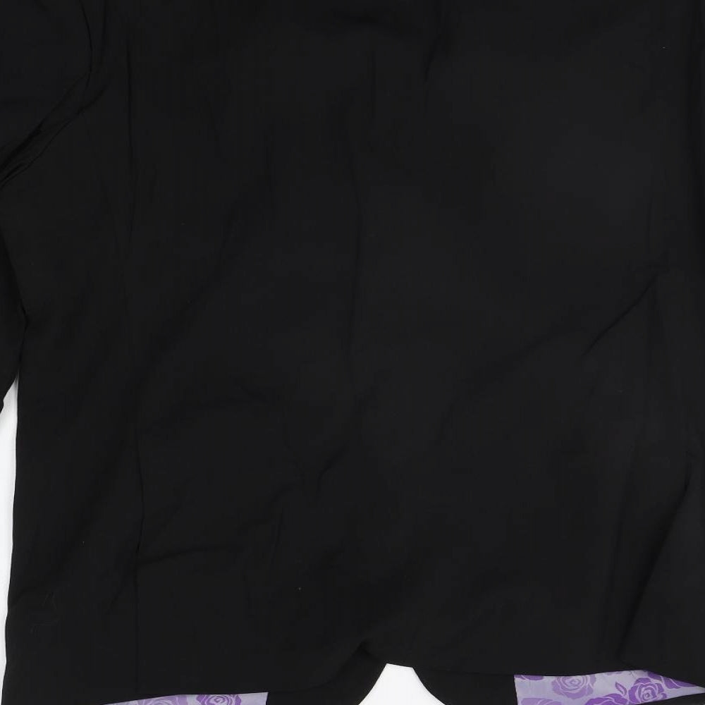Man to Man Mens Black   Jacket Suit Jacket Size S