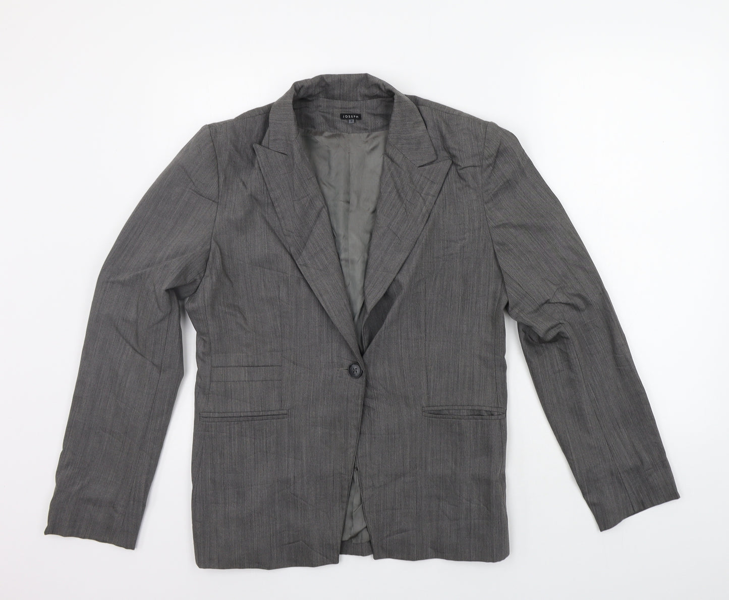 Joesph  Womens Grey   Jacket Suit Jacket Size M