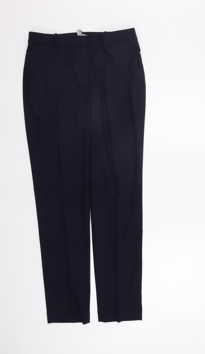 H&M Womens Blue   Trousers  Size 10 L29 in