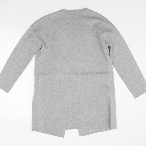 Reversed Womens Grey   Cardigan Jumper Size M