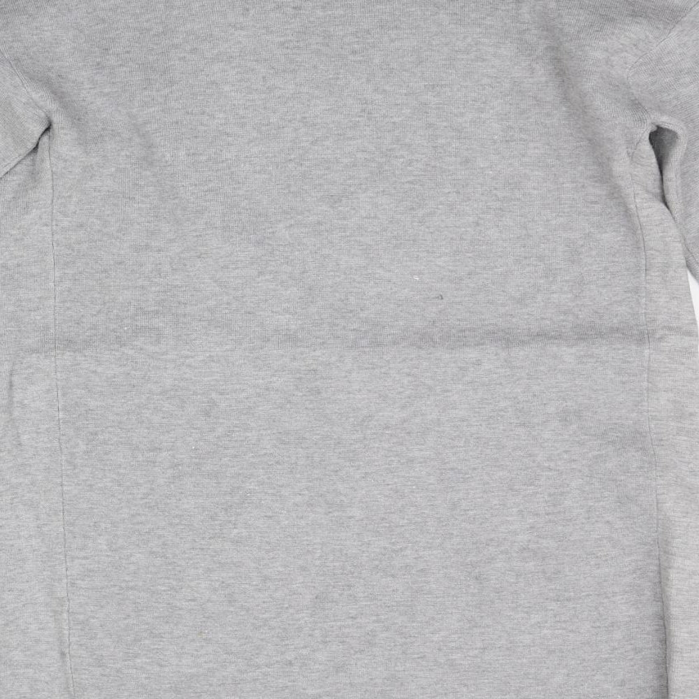 Reversed Womens Grey   Cardigan Jumper Size M