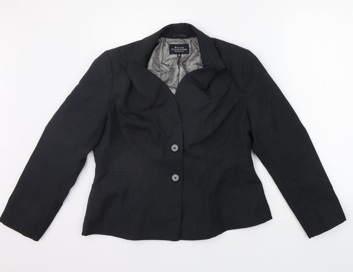 Debenhams Womens Grey Jacket Suit Jacket Size 16