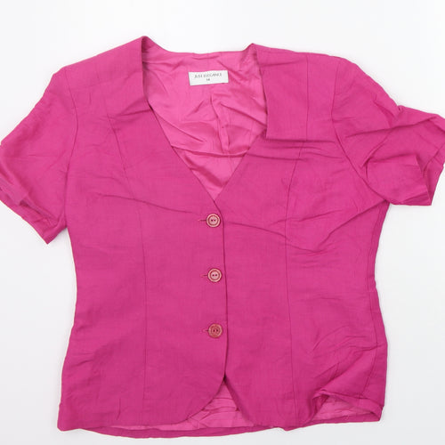 Just elegance Womens Pink   Jacket Suit Jacket Size 14