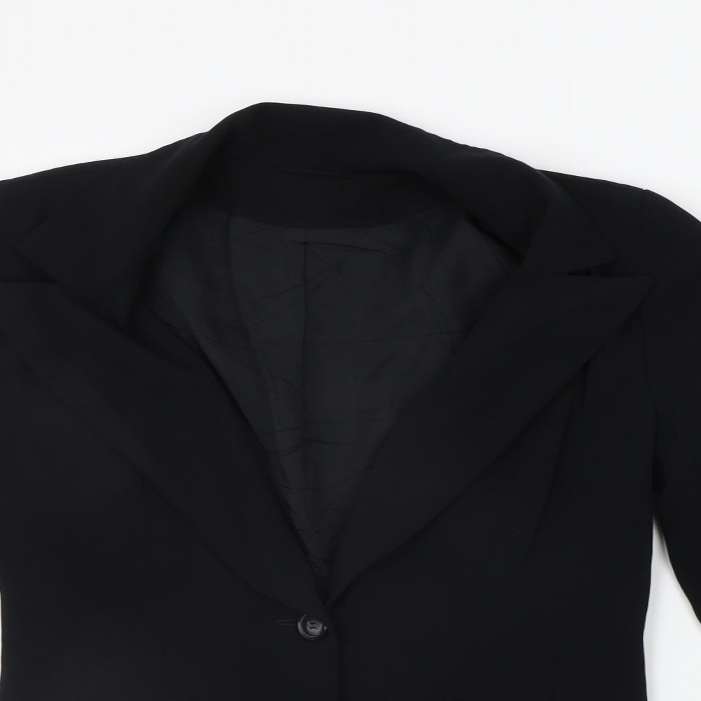 NEXT Womens Black   Jacket Coat Size 10