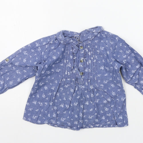 Young Dimension Boys Blue Floral  A-Line  Size 18-24 Months