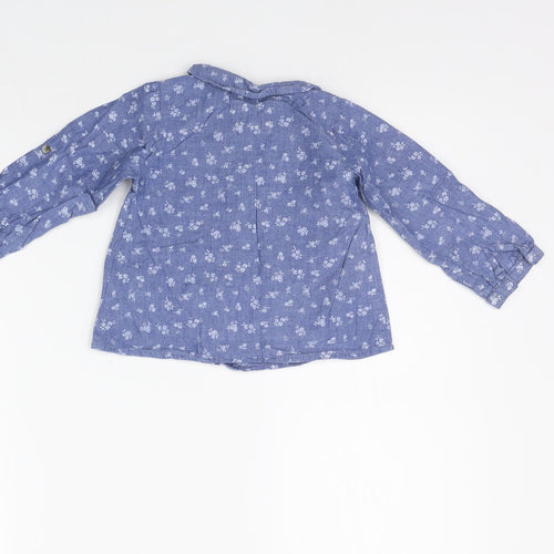 Young Dimension Boys Blue Floral  A-Line  Size 18-24 Months