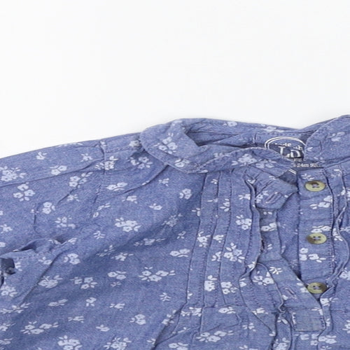 Young Dimension Boys Blue Floral  A-Line  Size 18-24 Months