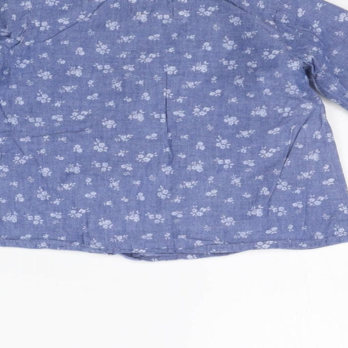 Young Dimension Boys Blue Floral  A-Line  Size 18-24 Months