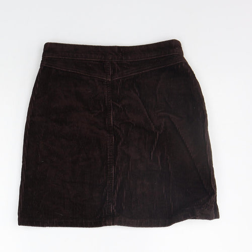 F&F Womens Brown   A-Line Skirt Size 6