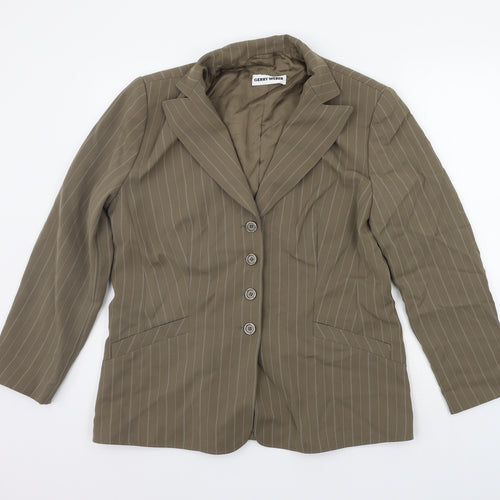 Gerry Weber Womens Beige   Jacket Suit Jacket Size 16