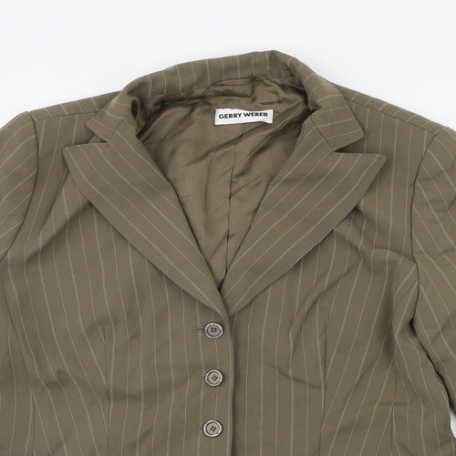 Gerry Weber Womens Beige   Jacket Suit Jacket Size 16
