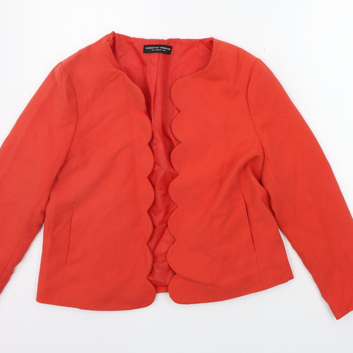 Dorothy Perkins Womens Red   Jacket Blazer Size 12