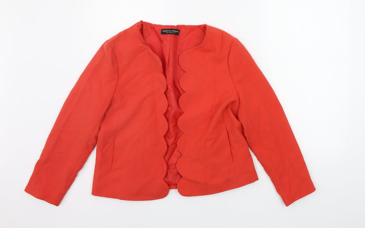Dorothy Perkins Womens Red   Jacket Blazer Size 12