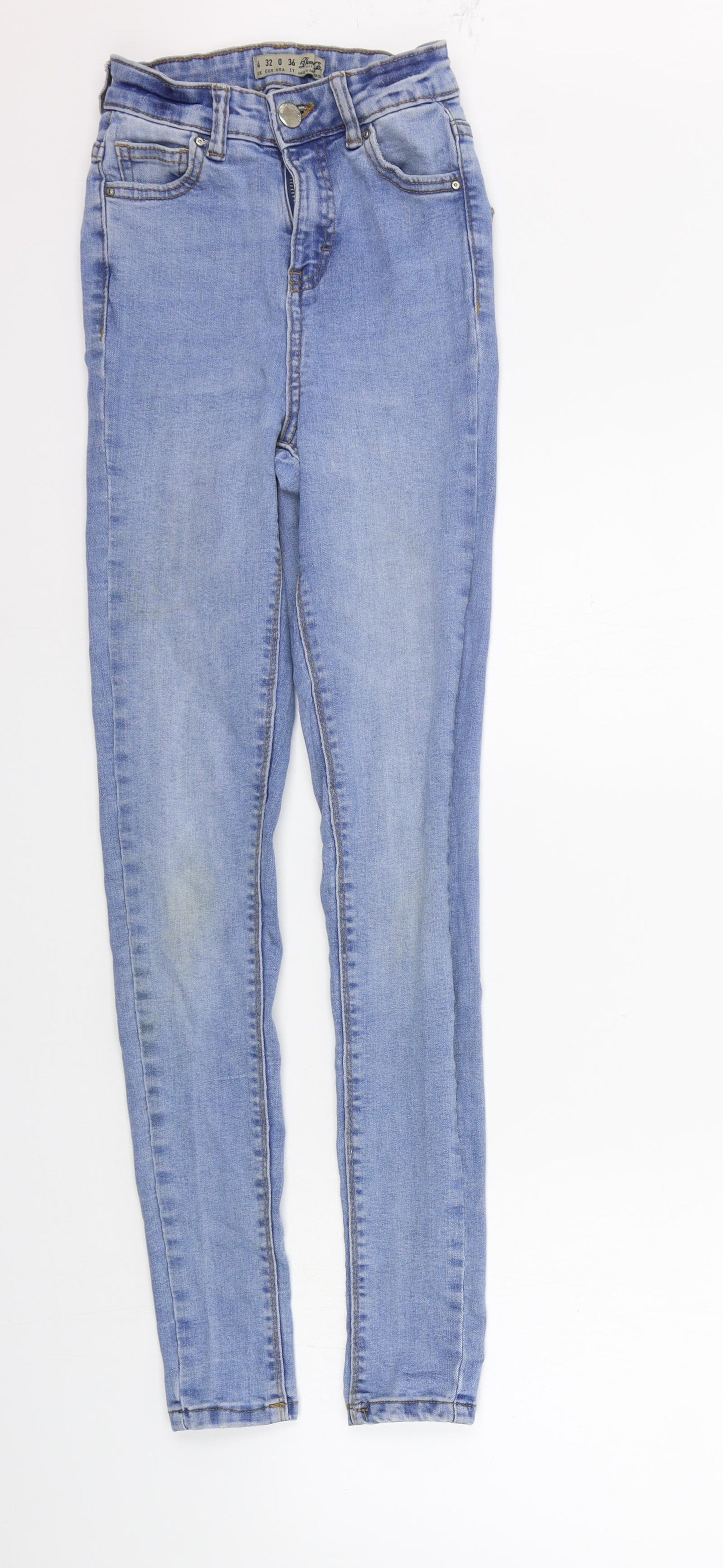 deniem co Womens Blue   Skinny Jeans Size 4 L28 in