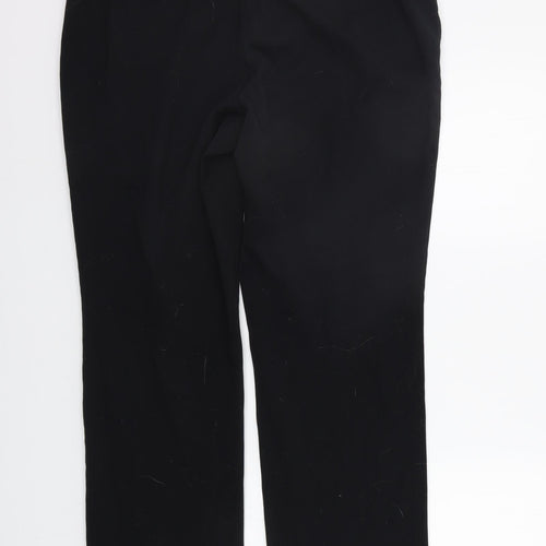 Marks and Spencer Womens Black   Trousers  Size 14 L28 in