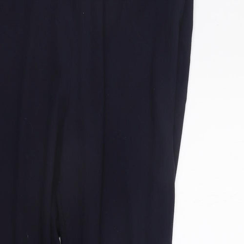 Marks and Spencer Womens Blue   Trousers  Size 16 L27 in