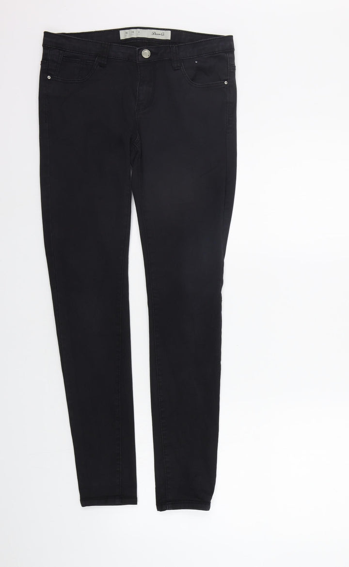 deniem co Womens Black Jegging Jeans Size 10 L29 in