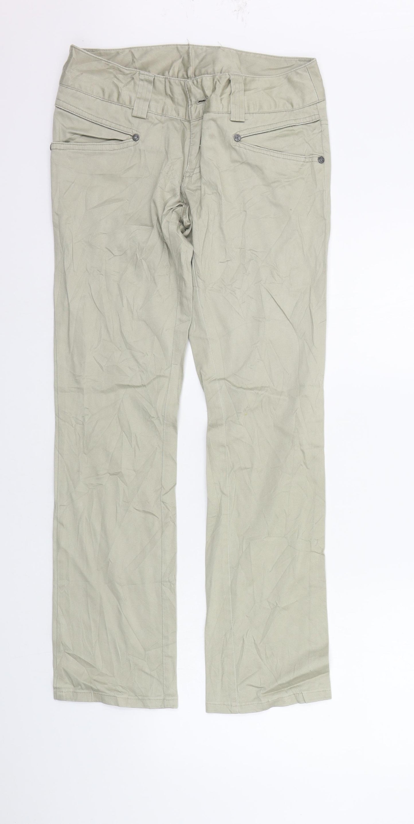 VERO MODA Womens Beige   Trousers  Size 28 in L28 in