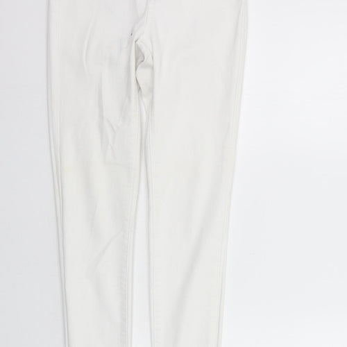 New Look Womens White   Straight Jeans Size 8 L28 in