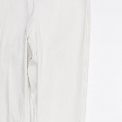 New Look Womens White   Straight Jeans Size 8 L28 in