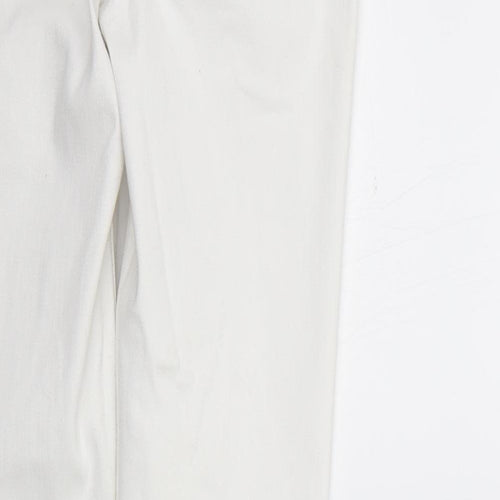New Look Womens White   Straight Jeans Size 8 L28 in