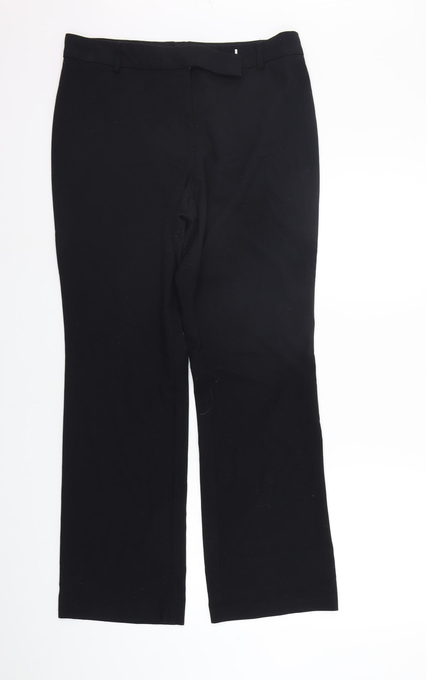 Marks and Spencer Womens Black   Trousers  Size 14 L29 in