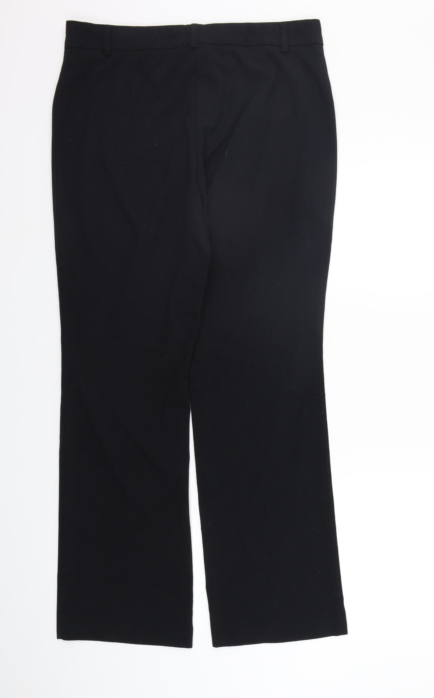 Marks and Spencer Womens Black   Trousers  Size 14 L29 in