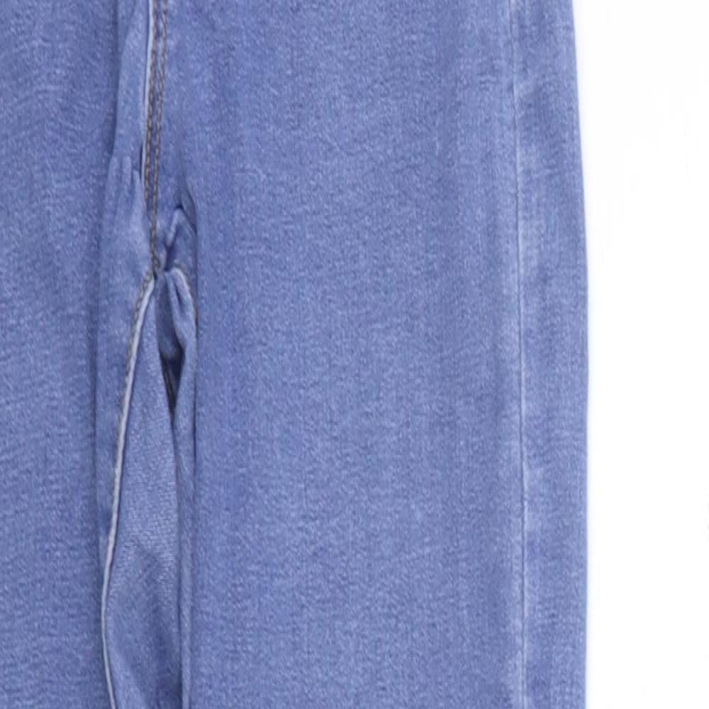 deniem co Womens Blue   Straight Jeans Size 8 L28 in