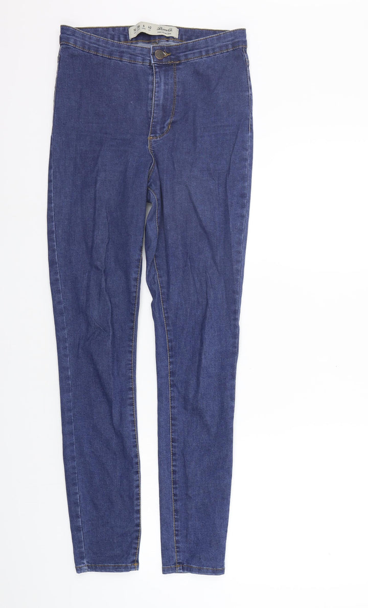 deniem co Womens Blue   Straight Jeans Size 10 L28 in