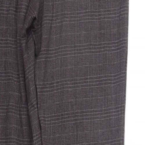 Country Casuals Womens Grey Check  Trousers  Size 12 L28 in