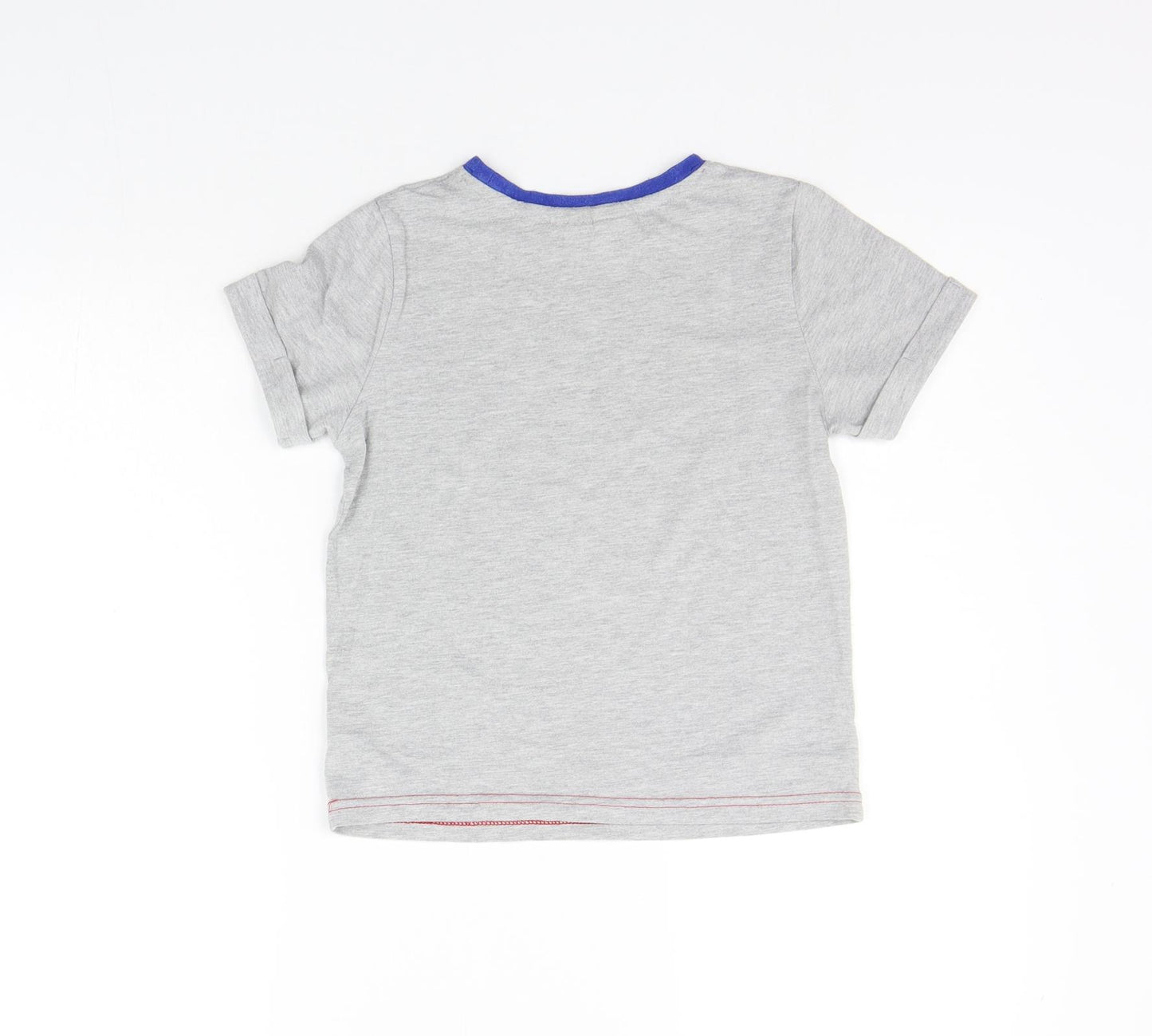 George Girls Grey   Basic T-Shirt Size 7-8 Years  - lego