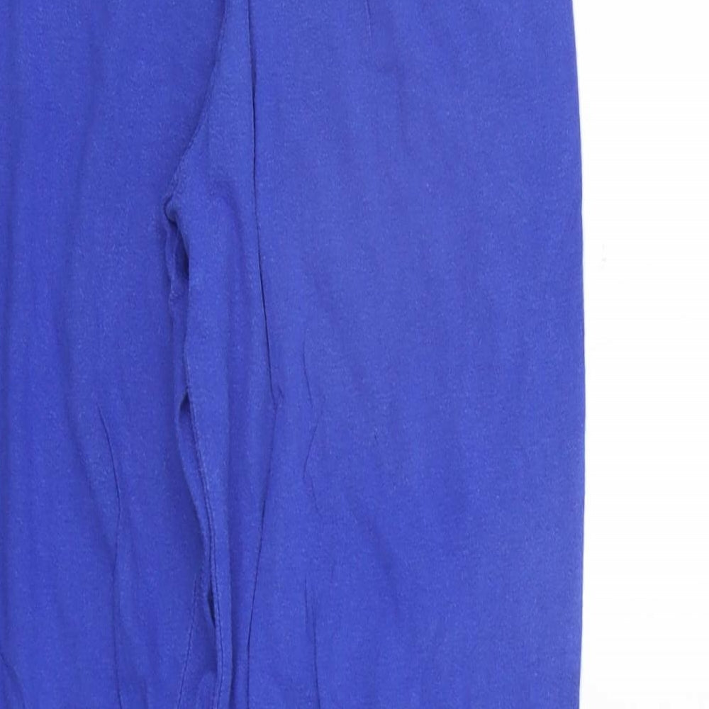 George Girls Blue Solid   Lounge Pants Size 7-8 Years  - Superman
