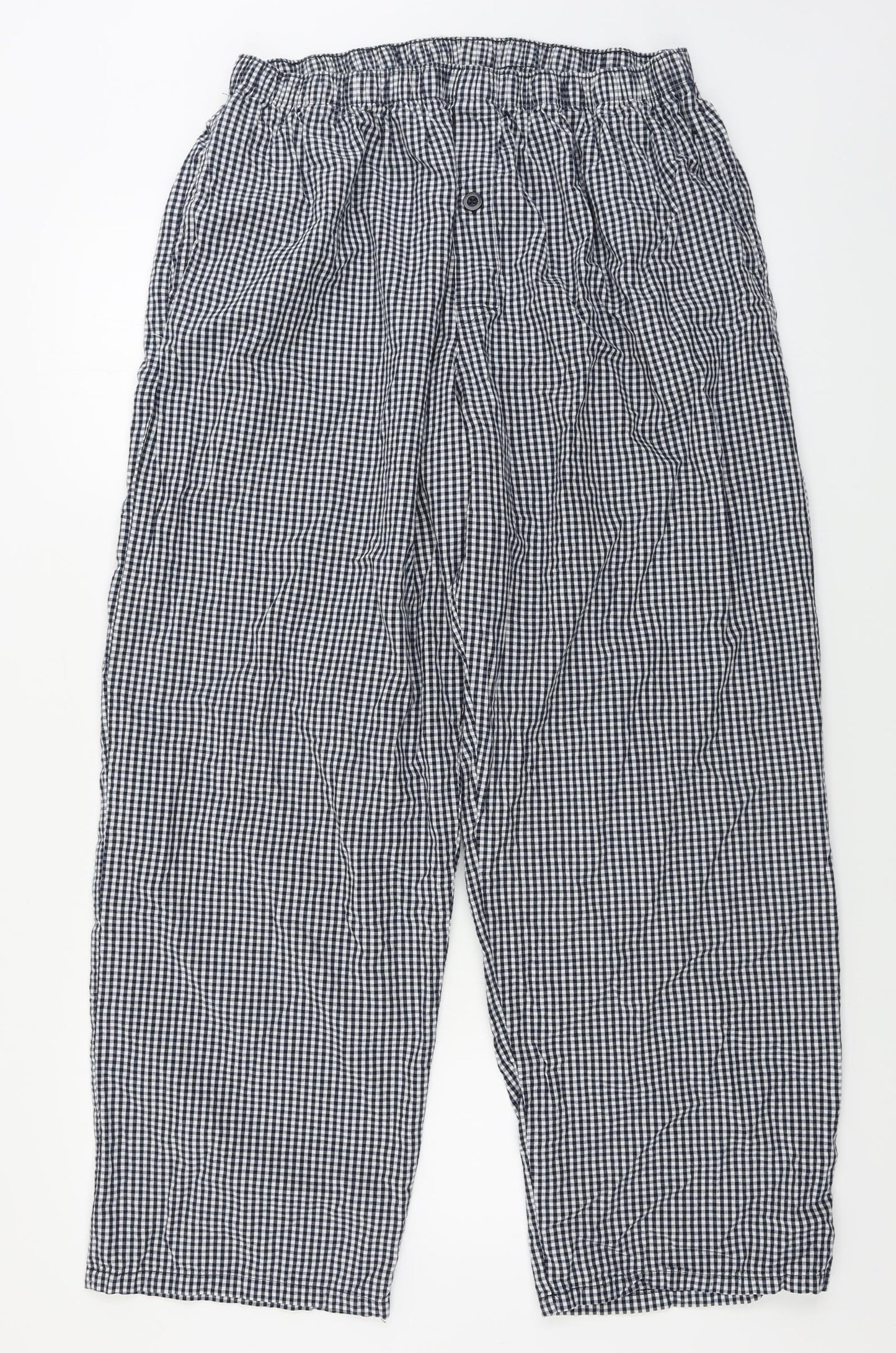 F&F  Womens Black Check  Trousers  Size 20 L29 in
