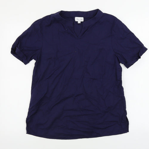 Plum Tree  Womens Blue   Basic T-Shirt Size 10