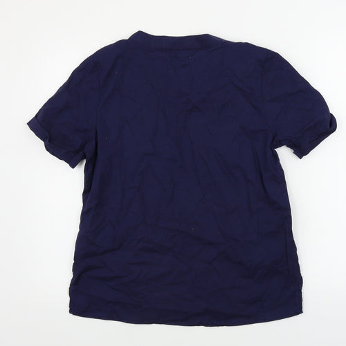 Plum Tree  Womens Blue   Basic T-Shirt Size 10