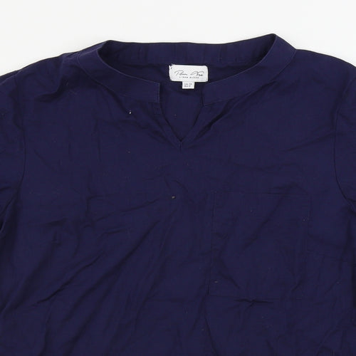 Plum Tree  Womens Blue   Basic T-Shirt Size 10